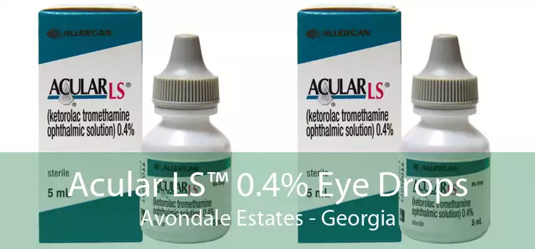 Acular LS™ 0.4% Eye Drops Avondale Estates - Georgia