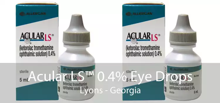 Acular LS™ 0.4% Eye Drops Lyons - Georgia
