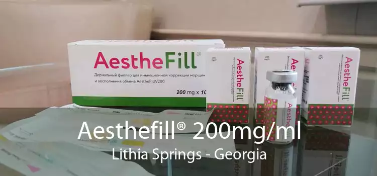 Aesthefill® 200mg/ml Lithia Springs - Georgia