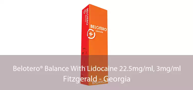 Belotero® Balance With Lidocaine 22.5mg/ml, 3mg/ml Fitzgerald - Georgia