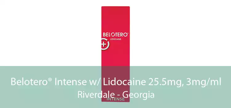 Belotero® Intense w/ Lidocaine 25.5mg, 3mg/ml Riverdale - Georgia