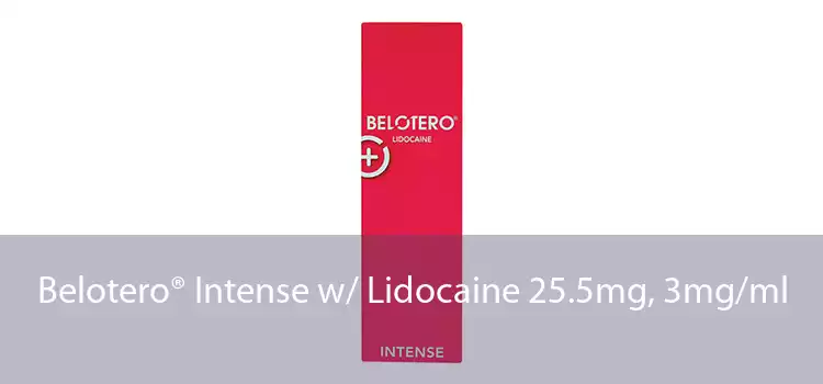Belotero® Intense w/ Lidocaine 25.5mg, 3mg/ml 