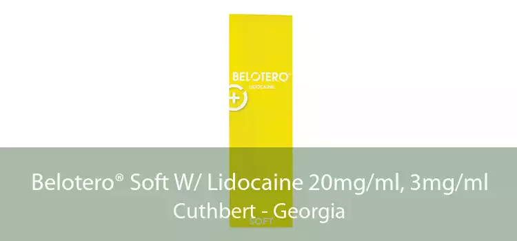 Belotero® Soft W/ Lidocaine 20mg/ml, 3mg/ml Cuthbert - Georgia