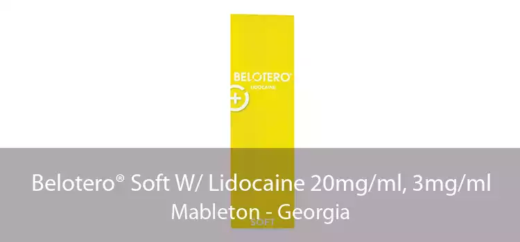 Belotero® Soft W/ Lidocaine 20mg/ml, 3mg/ml Mableton - Georgia