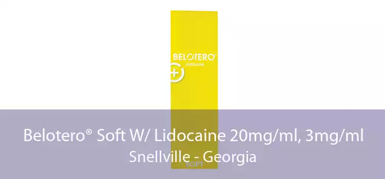 Belotero® Soft W/ Lidocaine 20mg/ml, 3mg/ml Snellville - Georgia