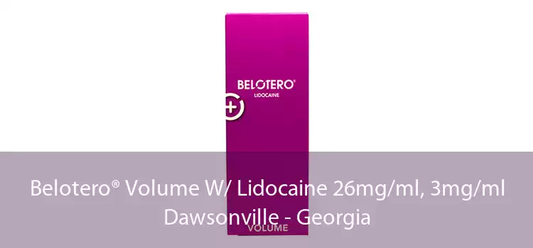 Belotero® Volume W/ Lidocaine 26mg/ml, 3mg/ml Dawsonville - Georgia
