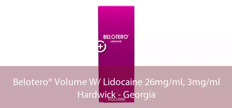 Belotero® Volume W/ Lidocaine 26mg/ml, 3mg/ml Hardwick - Georgia