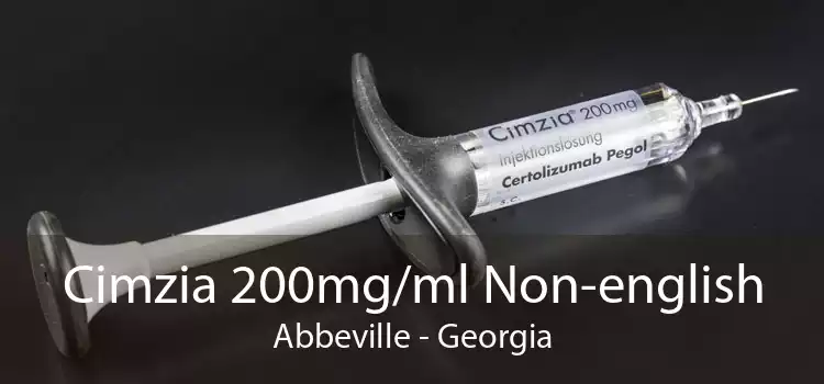 Cimzia 200mg/ml Non-english Abbeville - Georgia