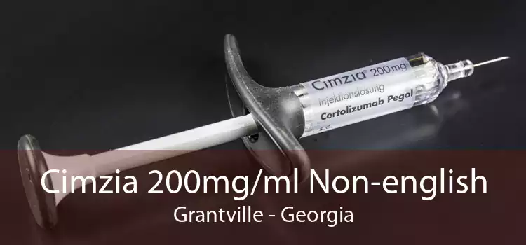 Cimzia 200mg/ml Non-english Grantville - Georgia