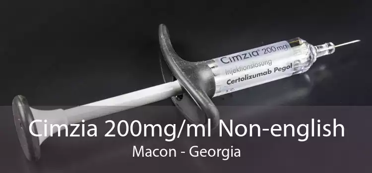 Cimzia 200mg/ml Non-english Macon - Georgia