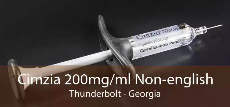 Cimzia 200mg/ml Non-english Thunderbolt - Georgia