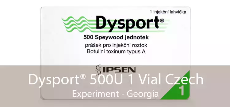 Dysport® 500U 1 Vial Czech Experiment - Georgia
