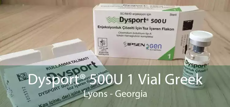 Dysport® 500U 1 Vial Greek Lyons - Georgia