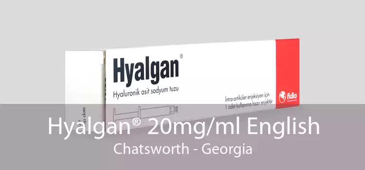 Hyalgan® 20mg/ml English Chatsworth - Georgia