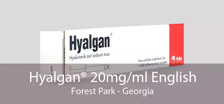 Hyalgan® 20mg/ml English Forest Park - Georgia