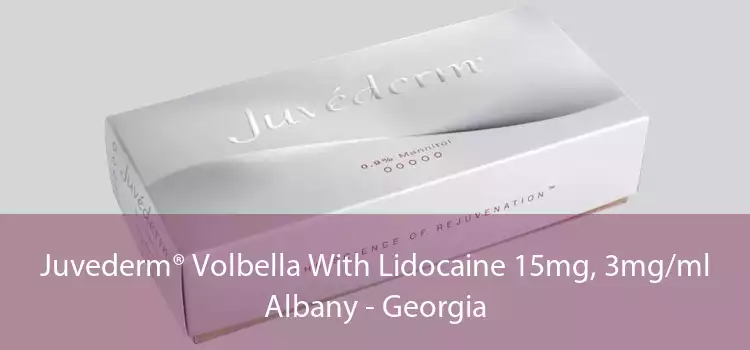 Juvederm® Volbella With Lidocaine 15mg, 3mg/ml Albany - Georgia