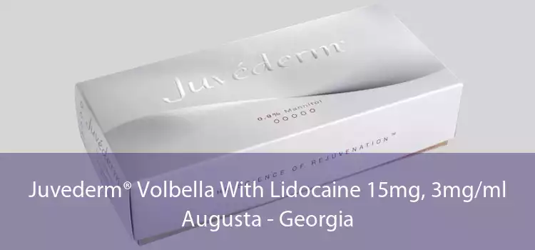 Juvederm® Volbella With Lidocaine 15mg, 3mg/ml Augusta - Georgia
