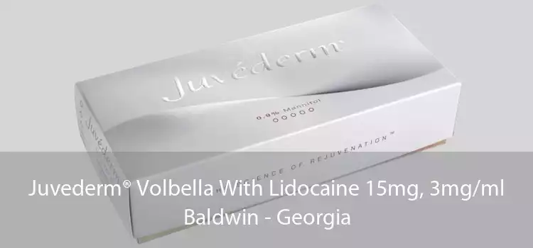 Juvederm® Volbella With Lidocaine 15mg, 3mg/ml Baldwin - Georgia
