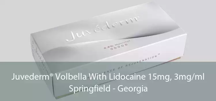Juvederm® Volbella With Lidocaine 15mg, 3mg/ml Springfield - Georgia