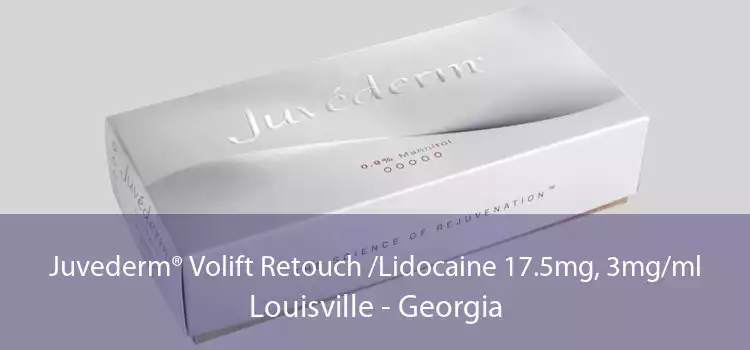 Juvederm® Volift Retouch /Lidocaine 17.5mg, 3mg/ml Louisville - Georgia