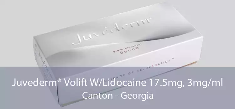 Juvederm® Volift W/Lidocaine 17.5mg, 3mg/ml Canton - Georgia