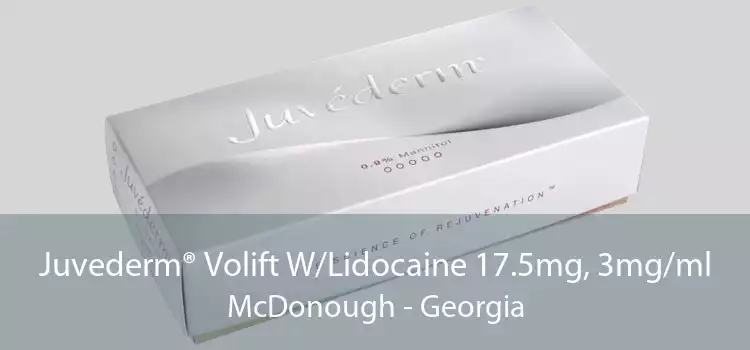 Juvederm® Volift W/Lidocaine 17.5mg, 3mg/ml McDonough - Georgia