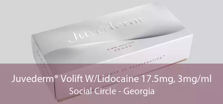 Juvederm® Volift W/Lidocaine 17.5mg, 3mg/ml Social Circle - Georgia