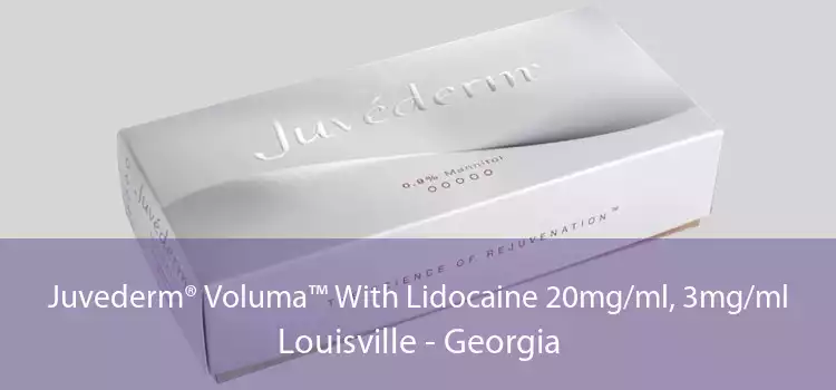 Juvederm® Voluma™ With Lidocaine 20mg/ml, 3mg/ml Louisville - Georgia