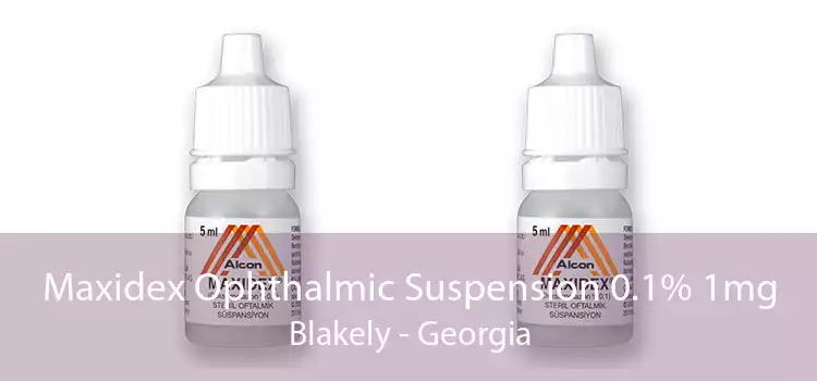 Maxidex Ophthalmic Suspension 0.1% 1mg Blakely - Georgia
