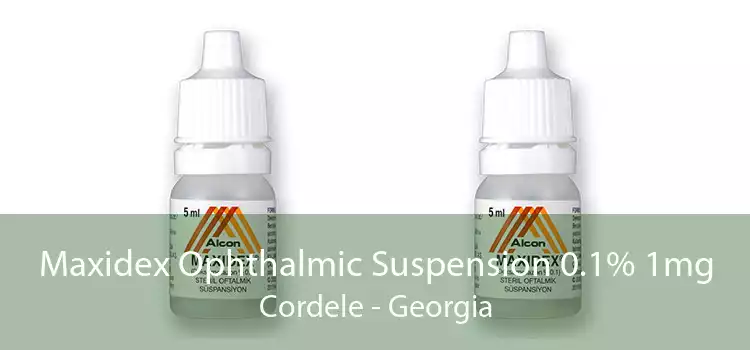 Maxidex Ophthalmic Suspension 0.1% 1mg Cordele - Georgia