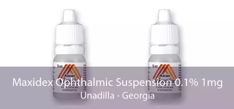 Maxidex Ophthalmic Suspension 0.1% 1mg Unadilla - Georgia