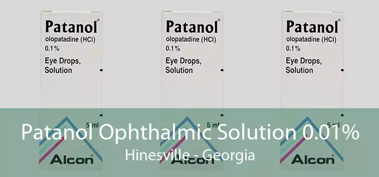 Patanol Ophthalmic Solution 0.01% Hinesville - Georgia