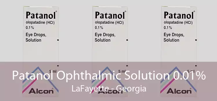 Patanol Ophthalmic Solution 0.01% LaFayette - Georgia