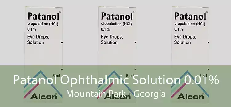 Patanol Ophthalmic Solution 0.01% Mountain Park - Georgia