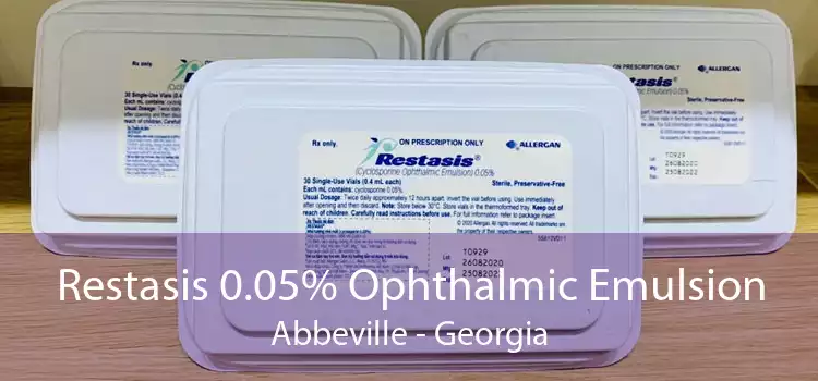 Restasis 0.05% Ophthalmic Emulsion Abbeville - Georgia