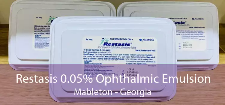 Restasis 0.05% Ophthalmic Emulsion Mableton - Georgia