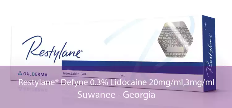 Restylane® Defyne 0.3% Lidocaine 20mg/ml,3mg/ml Suwanee - Georgia