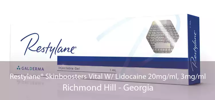 Restylane® Skinboosters Vital W/ Lidocaine 20mg/ml, 3mg/ml Richmond Hill - Georgia