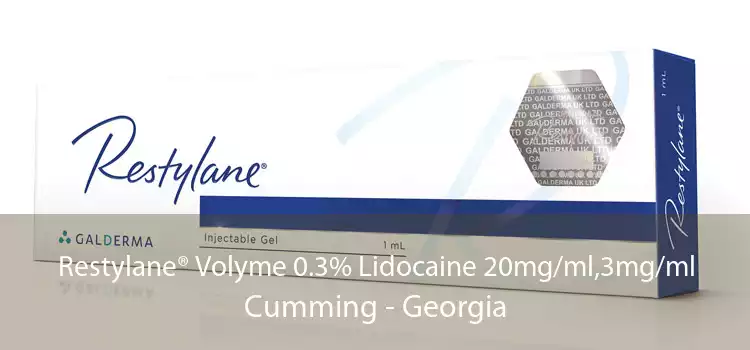 Restylane® Volyme 0.3% Lidocaine 20mg/ml,3mg/ml Cumming - Georgia