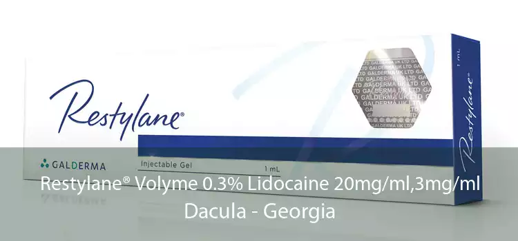 Restylane® Volyme 0.3% Lidocaine 20mg/ml,3mg/ml Dacula - Georgia