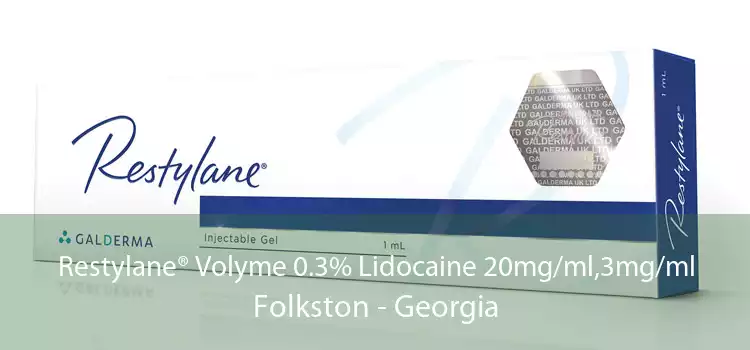 Restylane® Volyme 0.3% Lidocaine 20mg/ml,3mg/ml Folkston - Georgia