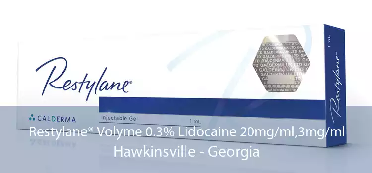 Restylane® Volyme 0.3% Lidocaine 20mg/ml,3mg/ml Hawkinsville - Georgia