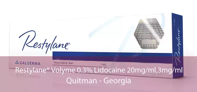 Restylane® Volyme 0.3% Lidocaine 20mg/ml,3mg/ml Quitman - Georgia