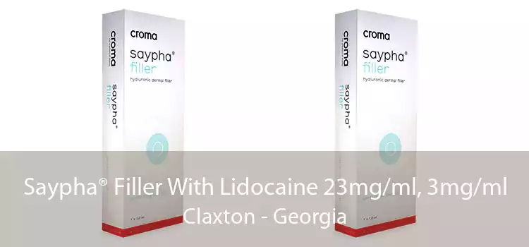 Saypha® Filler With Lidocaine 23mg/ml, 3mg/ml Claxton - Georgia