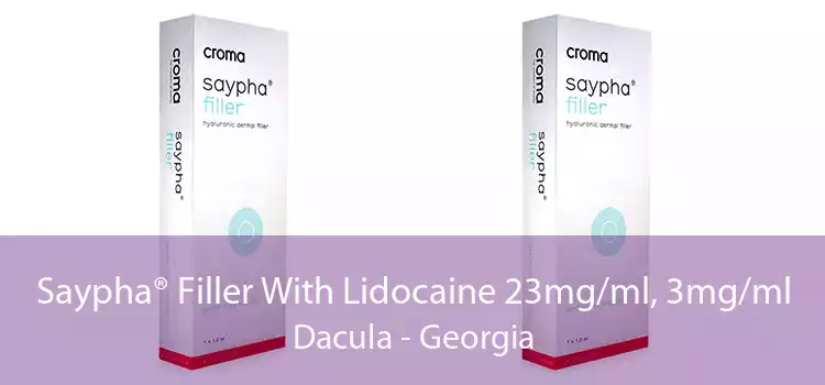Saypha® Filler With Lidocaine 23mg/ml, 3mg/ml Dacula - Georgia
