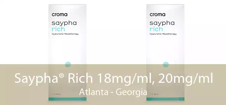 Saypha® Rich 18mg/ml, 20mg/ml Atlanta - Georgia