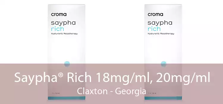 Saypha® Rich 18mg/ml, 20mg/ml Claxton - Georgia