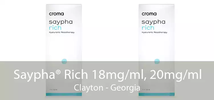 Saypha® Rich 18mg/ml, 20mg/ml Clayton - Georgia