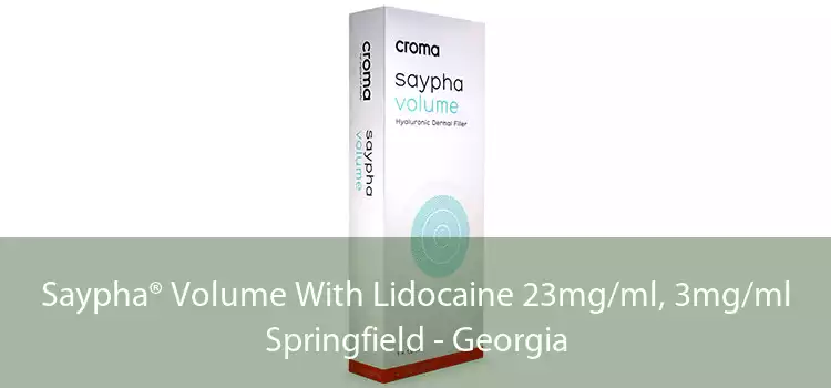 Saypha® Volume With Lidocaine 23mg/ml, 3mg/ml Springfield - Georgia