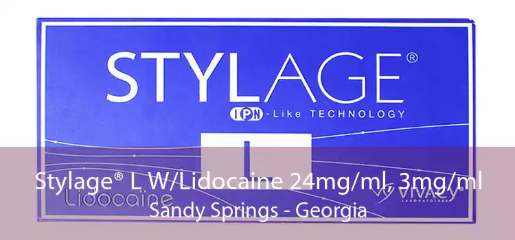 Stylage® L W/Lidocaine 24mg/ml, 3mg/ml Sandy Springs - Georgia
